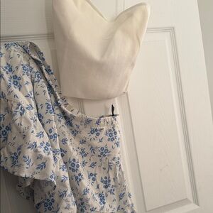T.J.Maxx Cream Skirt Set